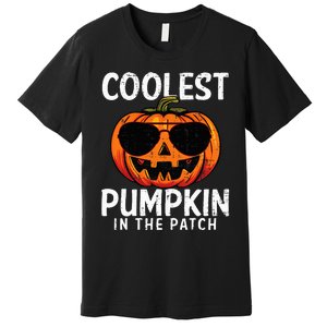 Coolest Pumpkin In The Patch Halloween Kids Premium T-Shirt