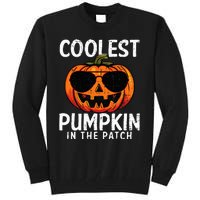 Coolest Pumpkin In The Patch Halloween Kids Tall Sweatshirt