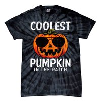 Coolest Pumpkin In The Patch Halloween Kids Tie-Dye T-Shirt