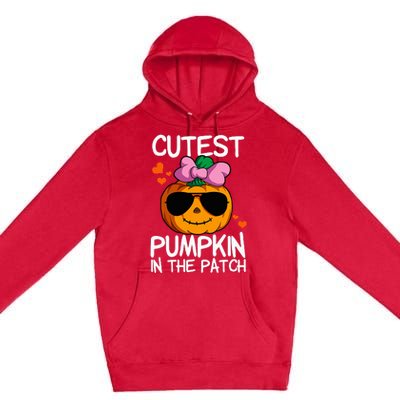 Cutest Pumpkin In The Patch Halloween Pumpkin Premium Pullover Hoodie