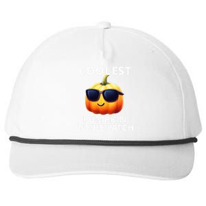 Coolest Pumpkin In The Patch Halloween Snapback Five-Panel Rope Hat