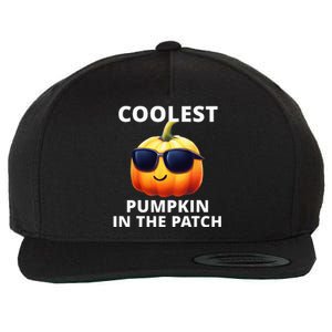 Coolest Pumpkin In The Patch Halloween Wool Snapback Cap