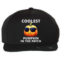 Coolest Pumpkin In The Patch Halloween Wool Snapback Cap