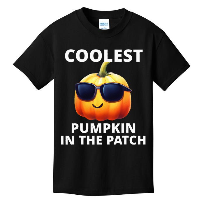 Coolest Pumpkin In The Patch Halloween Kids T-Shirt