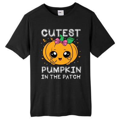 Cutest Pumpkin In The Patch Halloween Costume Girls Tall Fusion ChromaSoft Performance T-Shirt