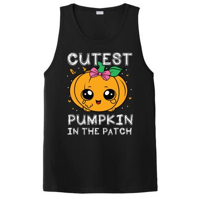 Cutest Pumpkin In The Patch Halloween Costume Girls PosiCharge Competitor Tank