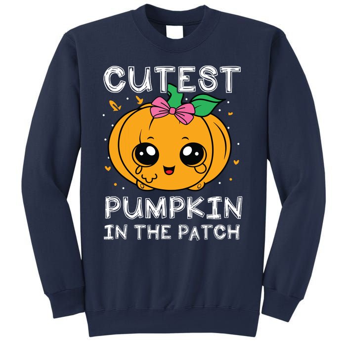 Cutest Pumpkin In The Patch Halloween Costume Girls Sweatshirt