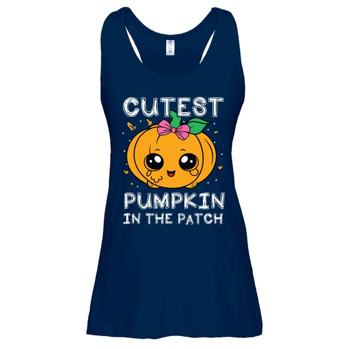 Cutest Pumpkin In The Patch Halloween Costume Girls Ladies Essential Flowy Tank