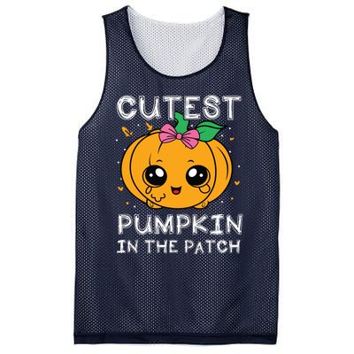 Cutest Pumpkin In The Patch Halloween Costume Girls Mesh Reversible Basketball Jersey Tank