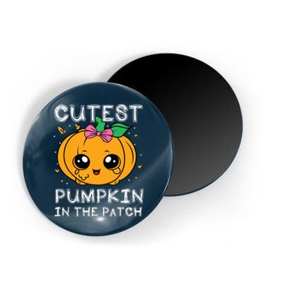 Cutest Pumpkin In The Patch Halloween Costume Girls Magnet