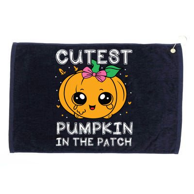 Cutest Pumpkin In The Patch Halloween Costume Girls Grommeted Golf Towel