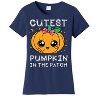 Cutest Pumpkin In The Patch Halloween Costume Girls Women's T-Shirt