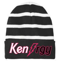 Cute Pinky I Am Keough Funny Ken-rgy Tee For  Wo Kid Striped Beanie with Solid Band