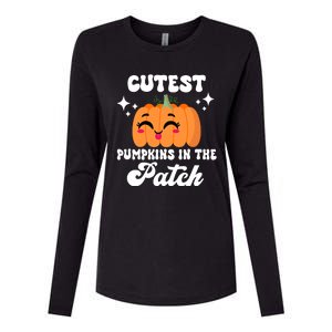 Cutest Pumpkin In The Patch Kids Girls Halloween Pumpkin Womens Cotton Relaxed Long Sleeve T-Shirt