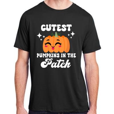 Cutest Pumpkin In The Patch Kids Girls Halloween Pumpkin Adult ChromaSoft Performance T-Shirt