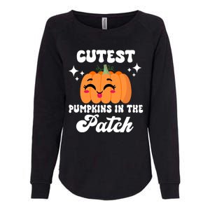 Cutest Pumpkin In The Patch Kids Girls Halloween Pumpkin Womens California Wash Sweatshirt