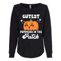 Cutest Pumpkin In The Patch Kids Girls Halloween Pumpkin Womens California Wash Sweatshirt