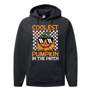 Coolest Pumpkin In The Patch Outfit Halloween Performance Fleece Hoodie