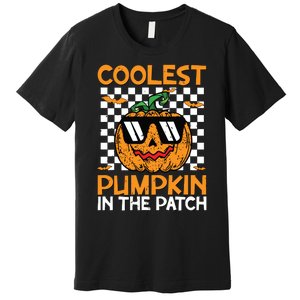 Coolest Pumpkin In The Patch Outfit Halloween Premium T-Shirt