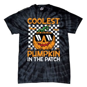 Coolest Pumpkin In The Patch Outfit Halloween Tie-Dye T-Shirt