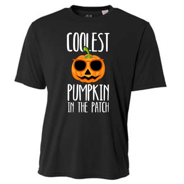 Coolest Pumpkin In The Patch Funny Halloween Party Cute Cooling Performance Crew T-Shirt