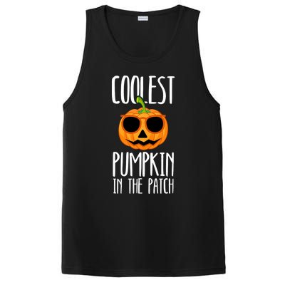 Coolest Pumpkin In The Patch Funny Halloween Party Cute PosiCharge Competitor Tank