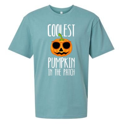 Coolest Pumpkin In The Patch Funny Halloween Party Cute Sueded Cloud Jersey T-Shirt