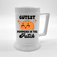 Cutest Pumpkin In The Patch Kids Girls Halloween Pumpkin Beer Stein