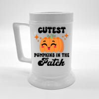 Cutest Pumpkin In The Patch Kids Girls Halloween Pumpkin Beer Stein