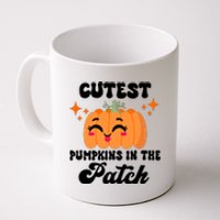 Cutest Pumpkin In The Patch Kids Girls Halloween Pumpkin Coffee Mug