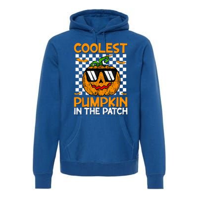 Coolest Pumpkin In The Patch Outfit Halloween Premium Hoodie