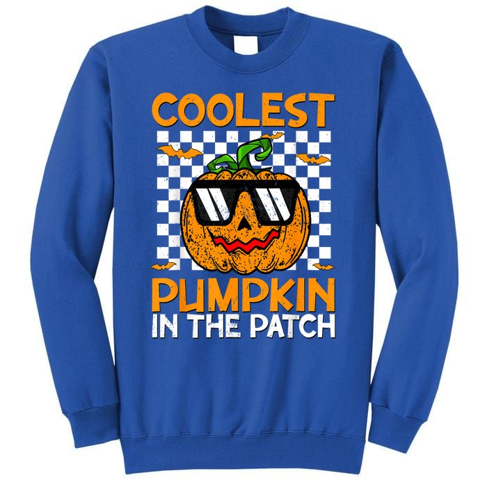 Coolest Pumpkin In The Patch Outfit Halloween Tall Sweatshirt