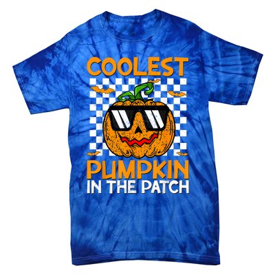 Coolest Pumpkin In The Patch Outfit Halloween Tie-Dye T-Shirt