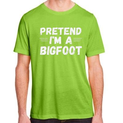 Cute Pretend Im A Bigfoot Funny Halloween Tee Adult ChromaSoft Performance T-Shirt