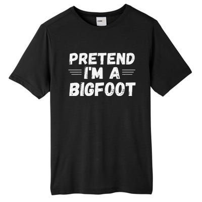 Cute Pretend Im A Bigfoot Funny Halloween Tee Tall Fusion ChromaSoft Performance T-Shirt