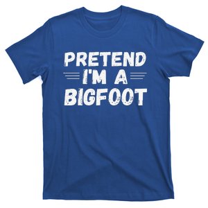 Cute Pretend Im A Bigfoot Funny Halloween Tee T-Shirt