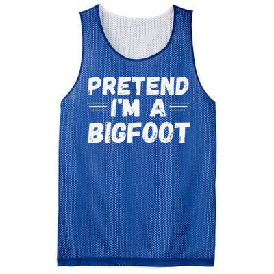 Cute Pretend Im A Bigfoot Funny Halloween Tee Mesh Reversible Basketball Jersey Tank