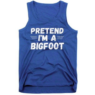 Cute Pretend Im A Bigfoot Funny Halloween Tee Tank Top