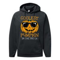 Coolest Pumpkin In The Patch Halloween Performance Fleece Hoodie