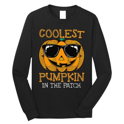 Coolest Pumpkin In The Patch Halloween Long Sleeve Shirt