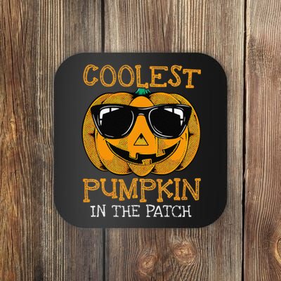 Coolest Pumpkin In The Patch Halloween Coaster