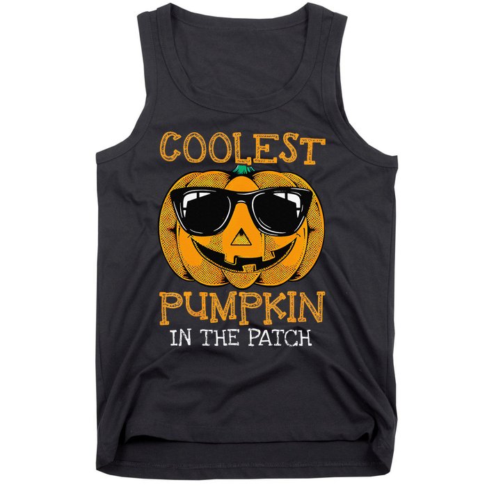 Coolest Pumpkin In The Patch Halloween Tank Top