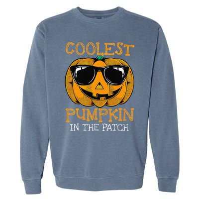 Coolest Pumpkin In The Patch Halloween Garment-Dyed Sweatshirt