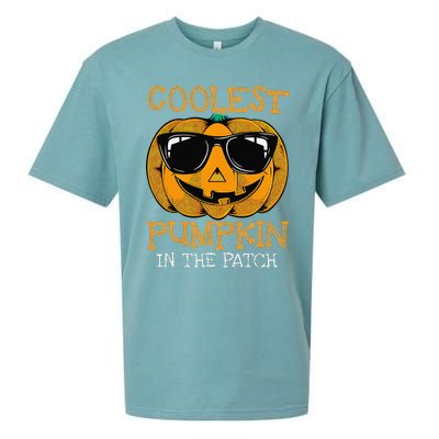 Coolest Pumpkin In The Patch Halloween Sueded Cloud Jersey T-Shirt