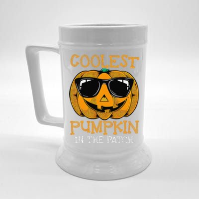 Coolest Pumpkin In The Patch Halloween Beer Stein