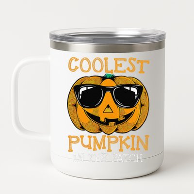 Coolest Pumpkin In The Patch Halloween 12 oz Stainless Steel Tumbler Cup