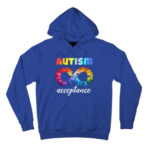 Colorful Puzzle Infinity Acceptance Autism Funny Gift Hoodie