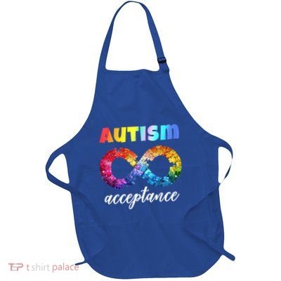 Colorful Puzzle Infinity Acceptance Autism Funny Gift Apron