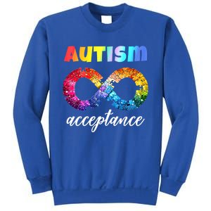 Colorful Puzzle Infinity Acceptance Autism Funny Gift Sweatshirt