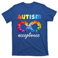 Colorful Puzzle Infinity Acceptance Autism Funny Gift T-Shirt